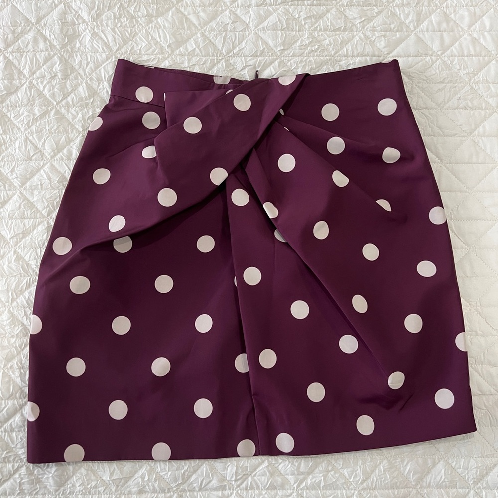 ZARA Polka Dots Skirt Knot Imitation